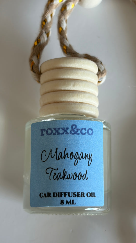 Mahogany Teakwood Car Diffuser Oil